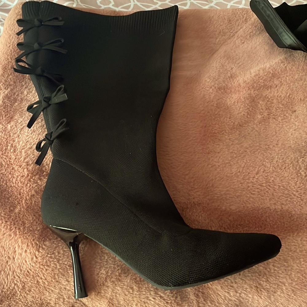 Torrid Black bow boots